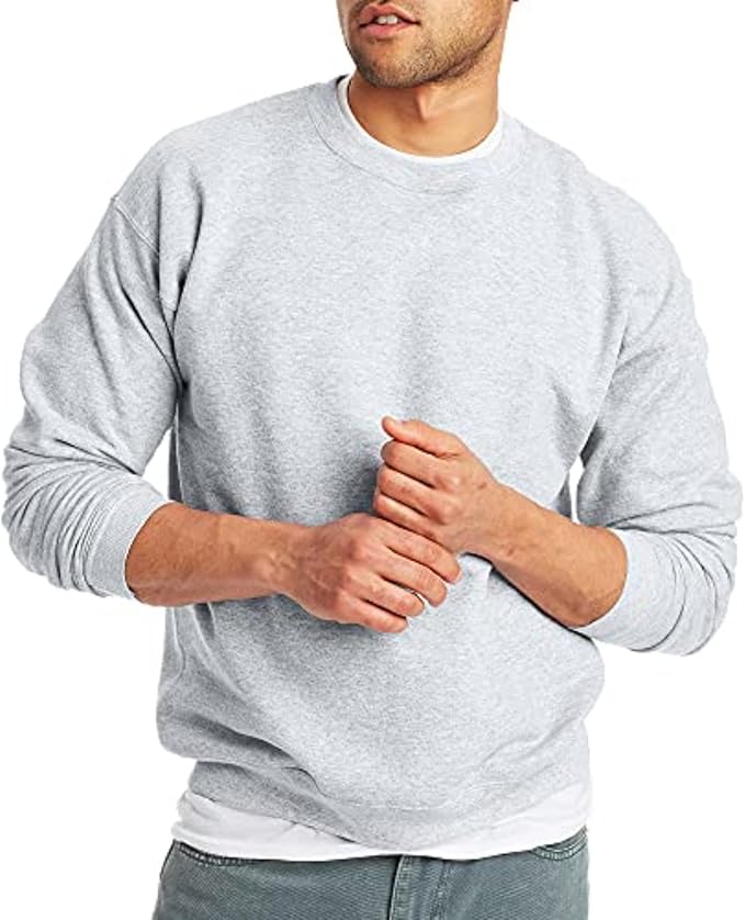 Men's Fleece Sweatshirt Gray