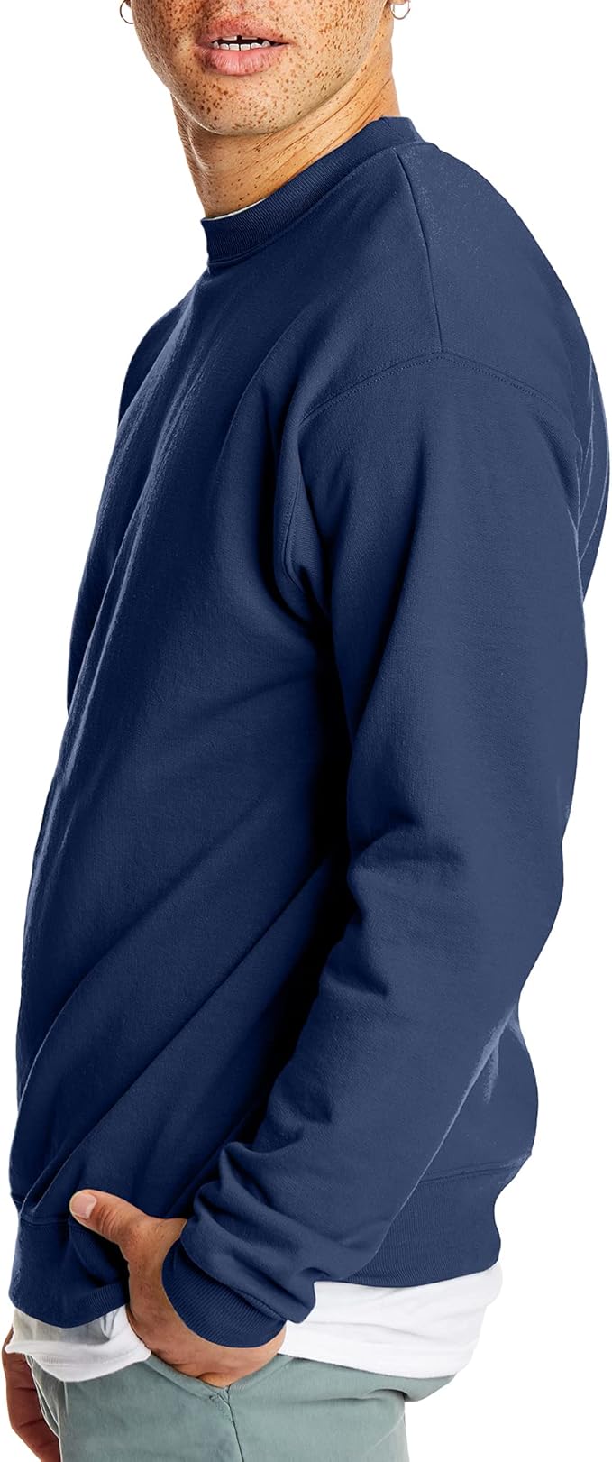 Men's Fleece Sweatshirt Navy