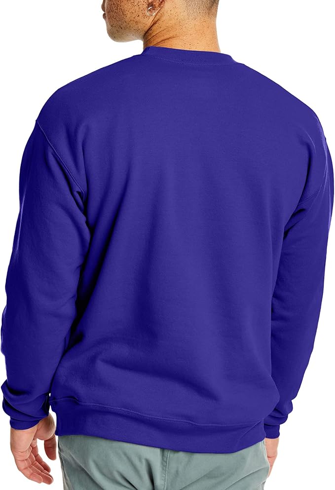 Men's Fleece Sweatshirt Purple