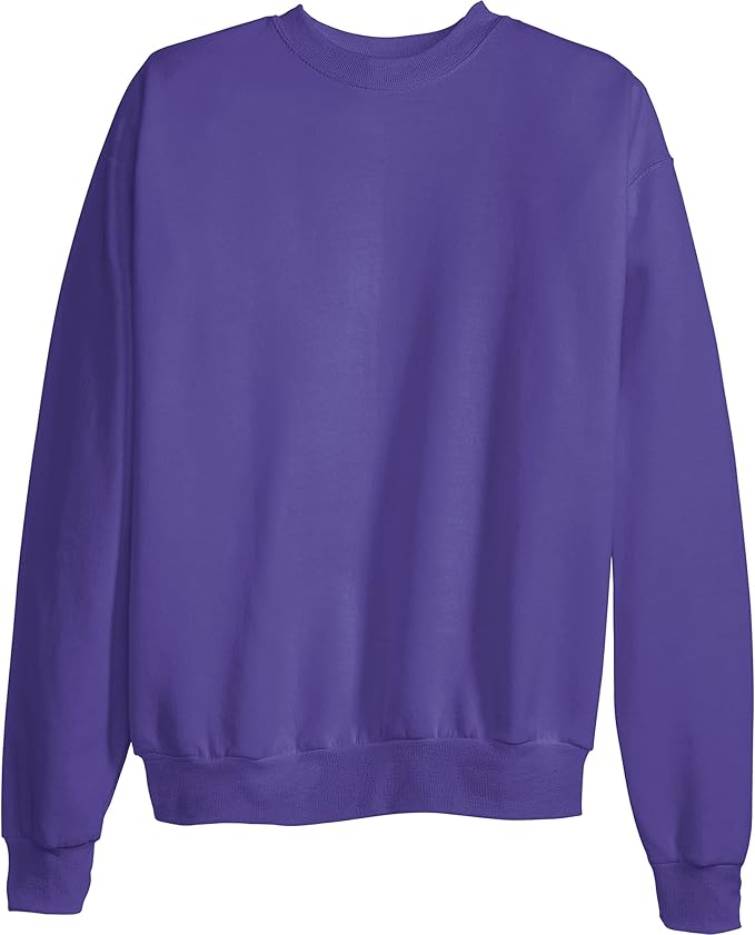 Men's Fleece Sweatshirt Purple