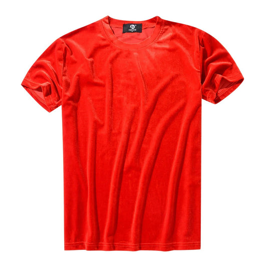 Unisex Velvet T-shirt Red